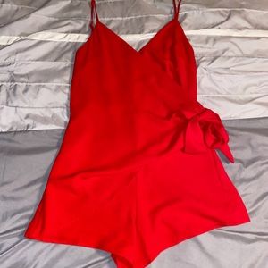 Red romper